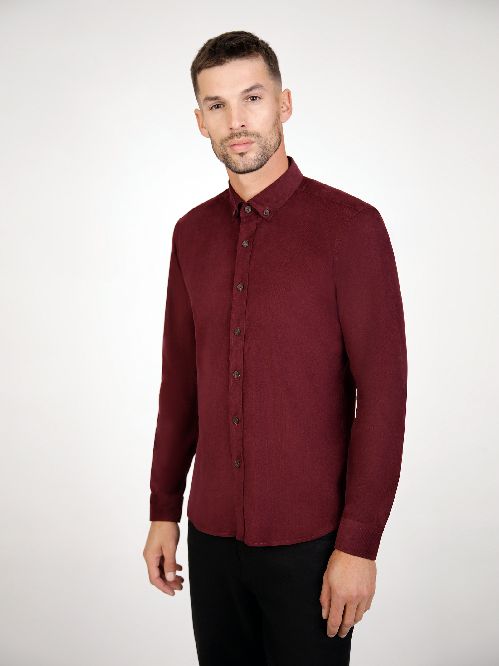 Long sleeved port cord shirt 