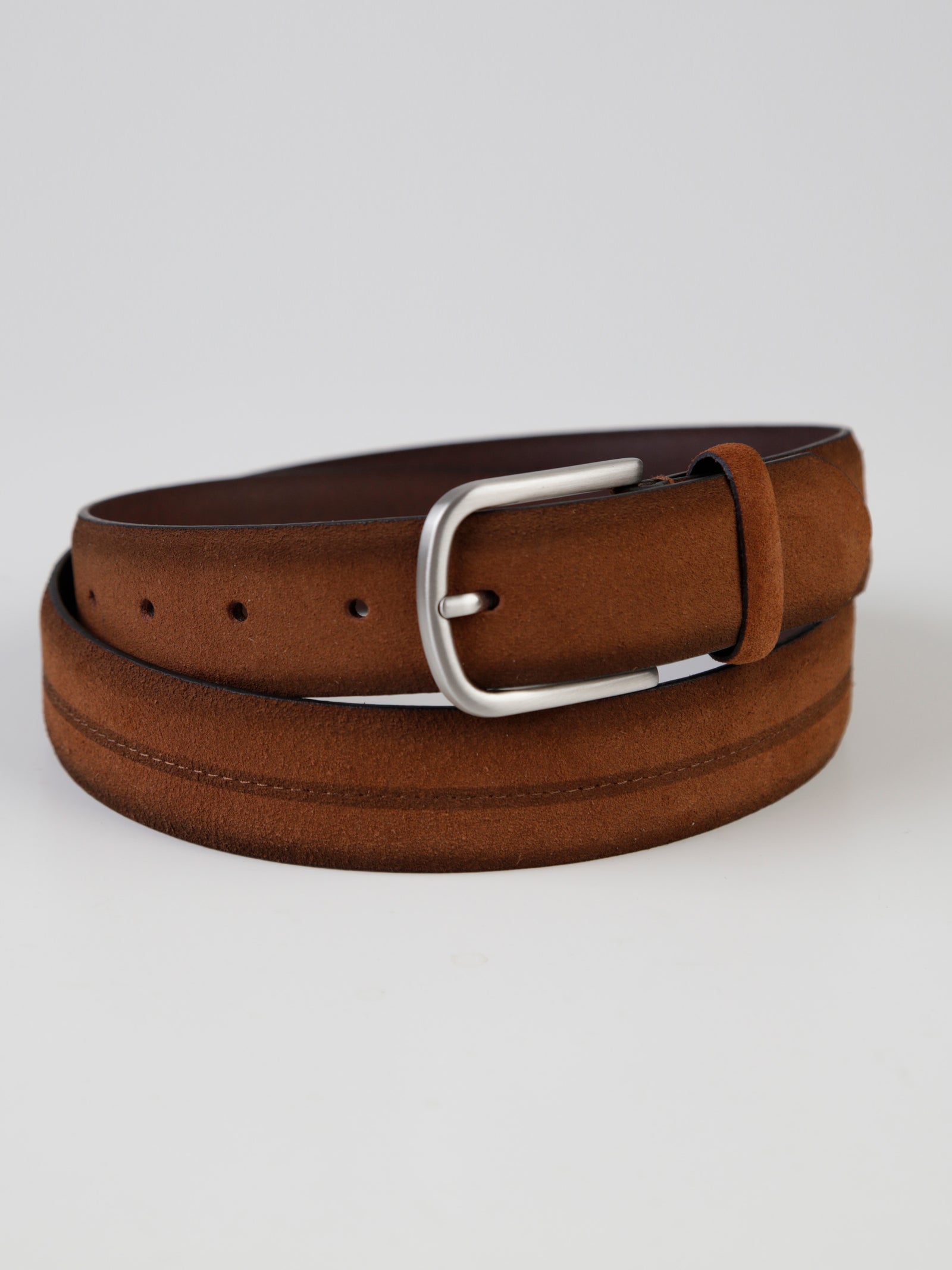 Avola Belt Brown Suede Belt