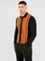 Regular Fit Blanco Black/Cinnamon Long Sleeve Knitted Polo