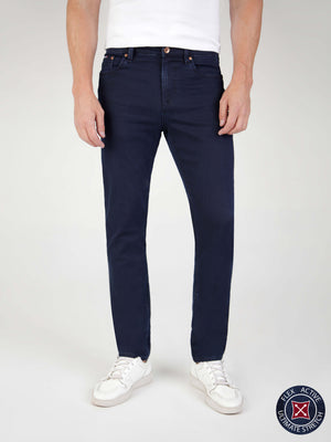Slim Fit Flex Active Blue Black Denim Jean
