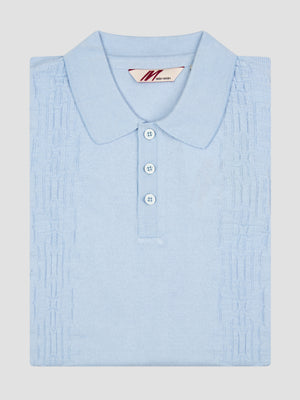 Boat Sky Blue Knit Polo