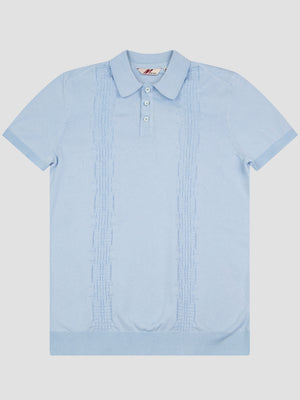 Boat Sky Blue Knit Polo