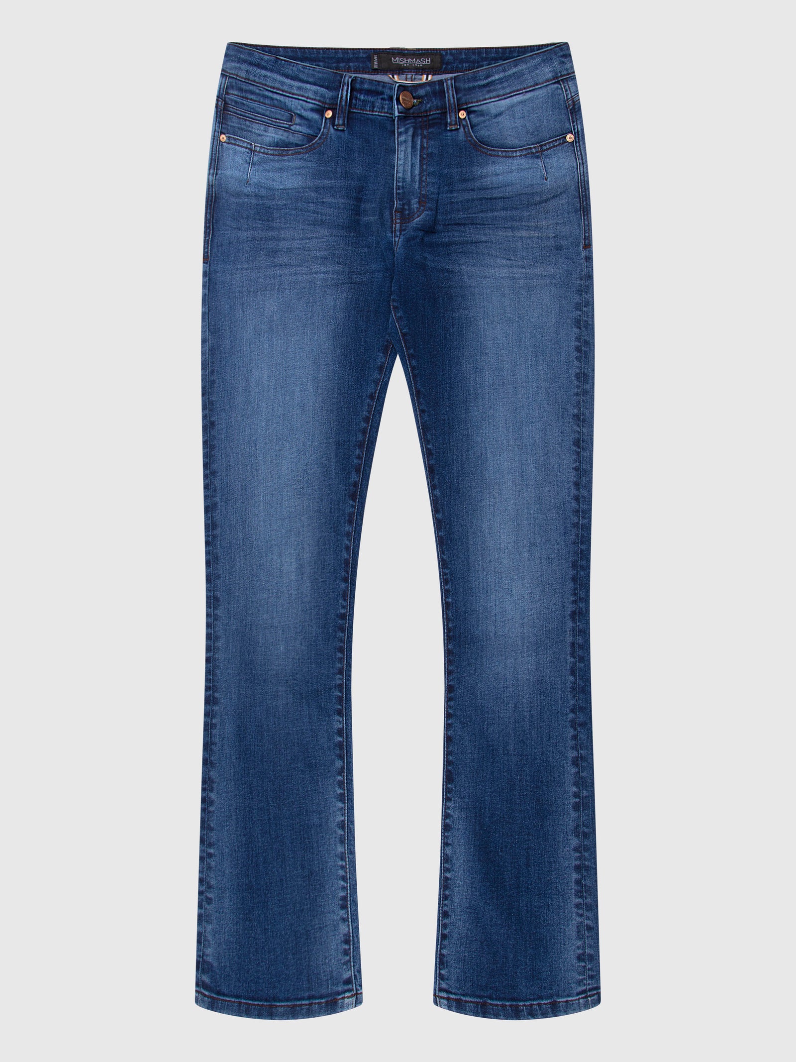 Bootcut (Flare) Fit Mid Stretch Bolivia Mid Denim Jeans