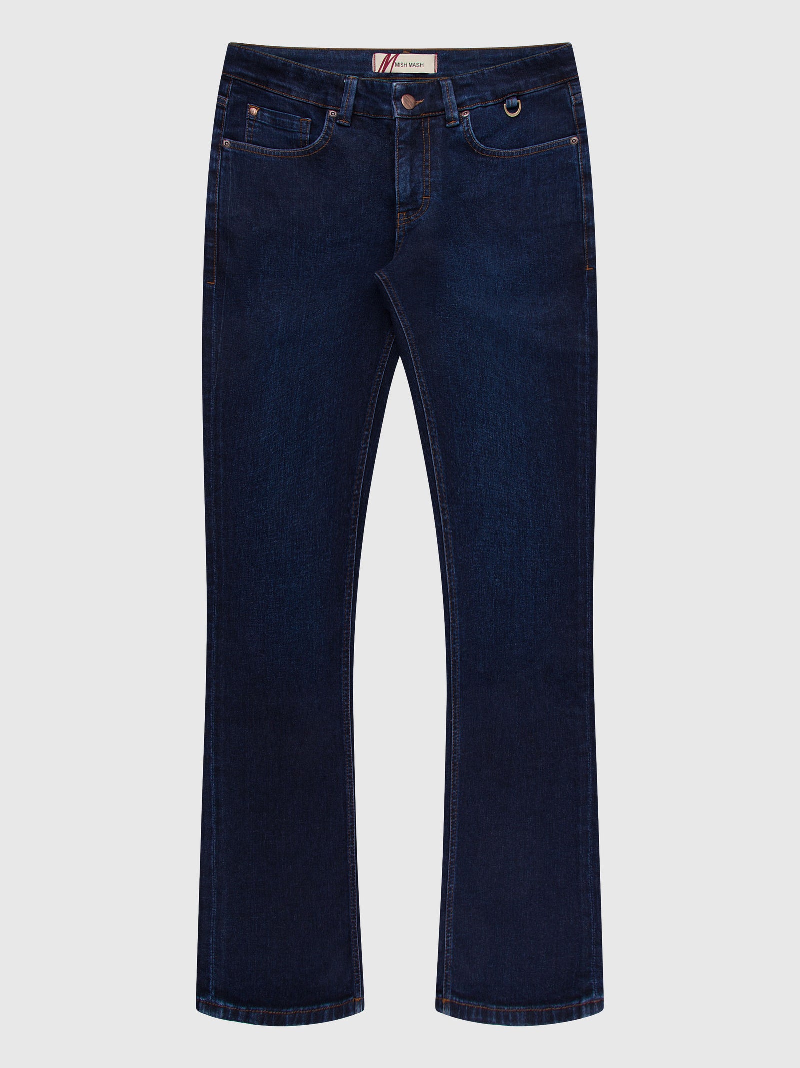 Bootcut (Flare) Fit Mid Stretch Corvette Dark Jeans