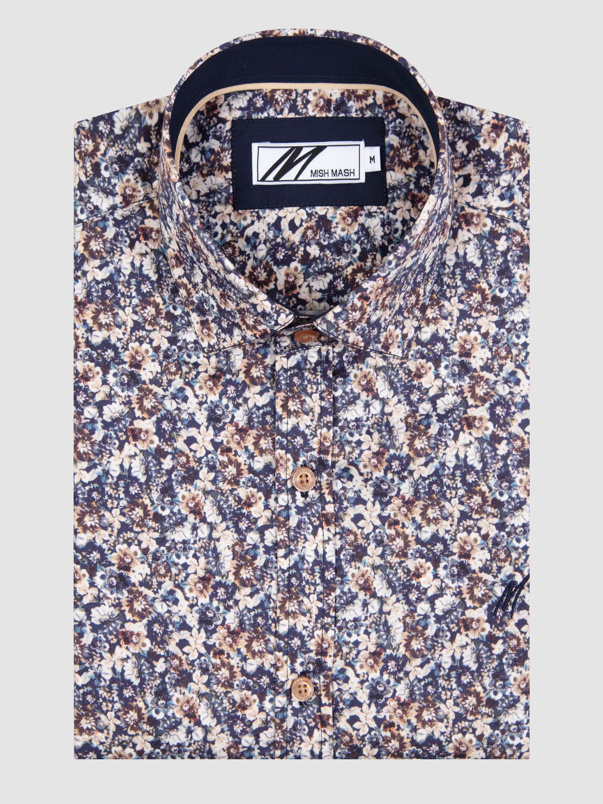 Bounty Navy & Stone S/S Shirt