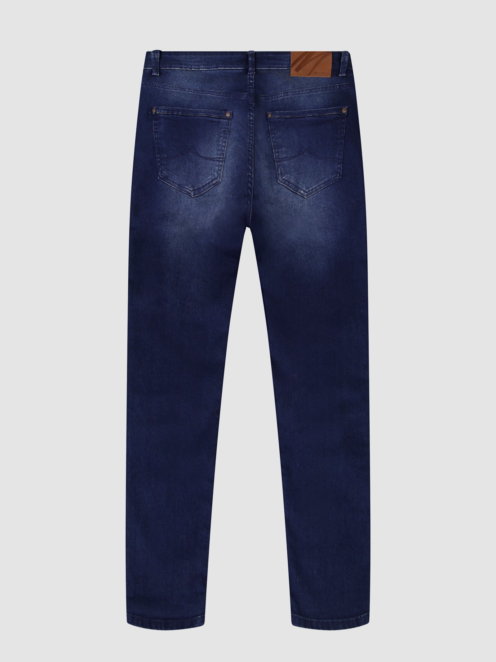 Slim Fit Mid Stretch Bradley Blue Black Denim Jeans