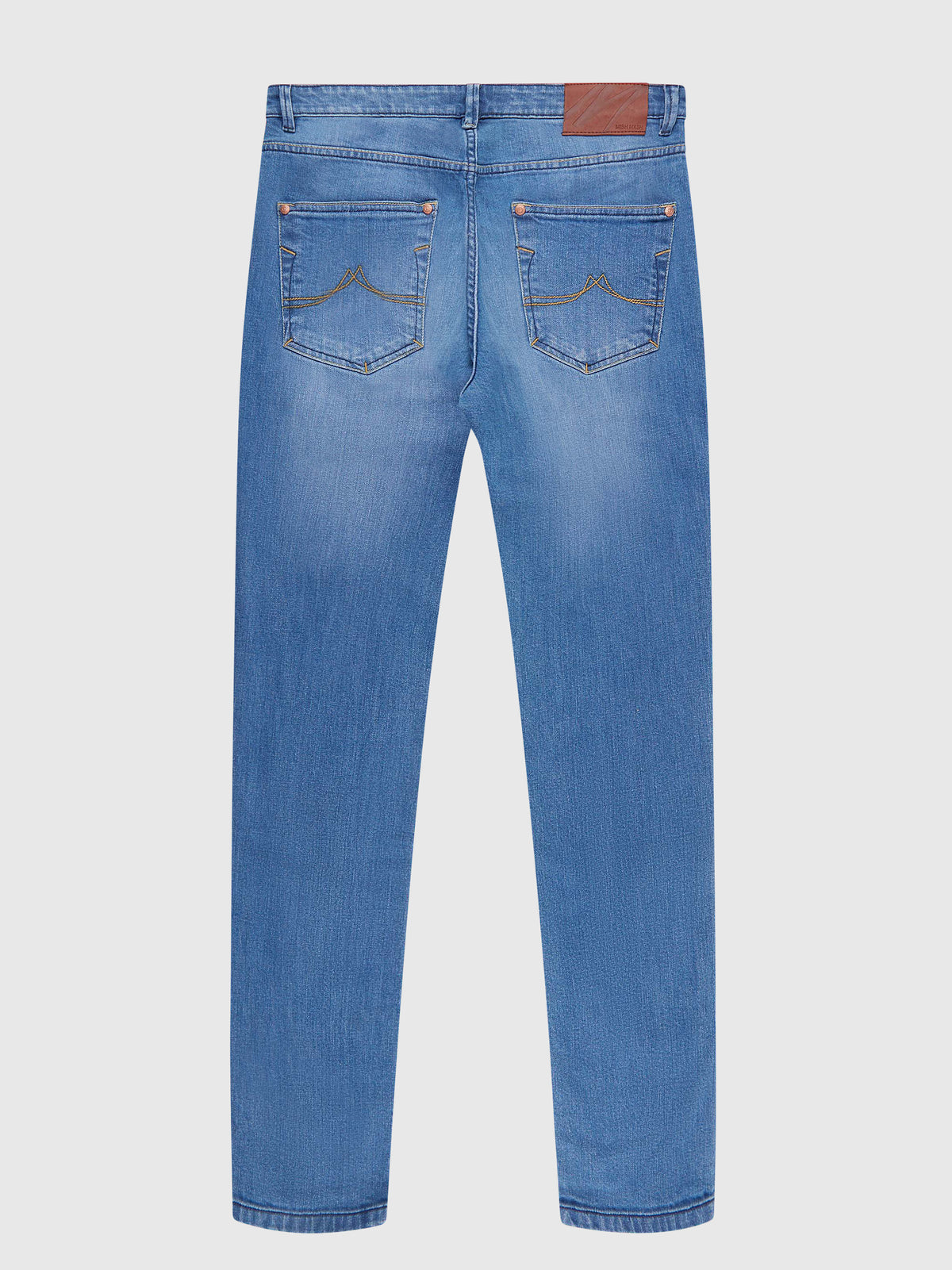 Slim Fit Mid Stretch Bronco Light Denim Jeans