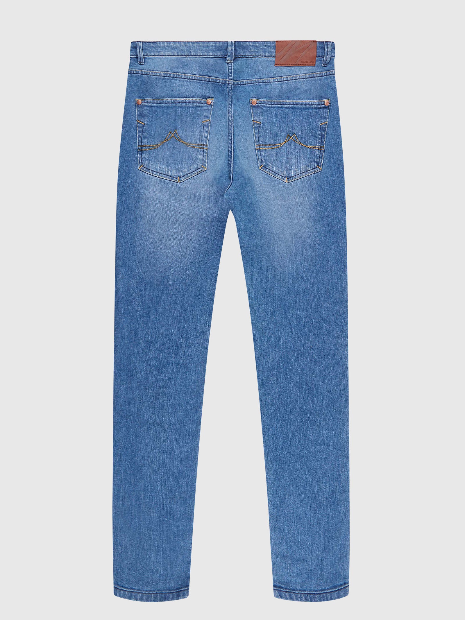 Slim Fit Mid Stretch Bronco Light Denim Jeans