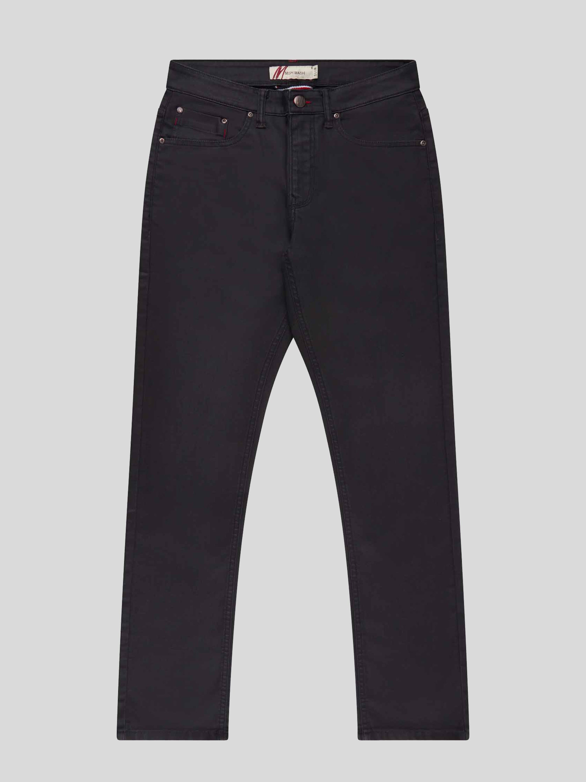 Tapered Fit Buzz Black Denim Jeans