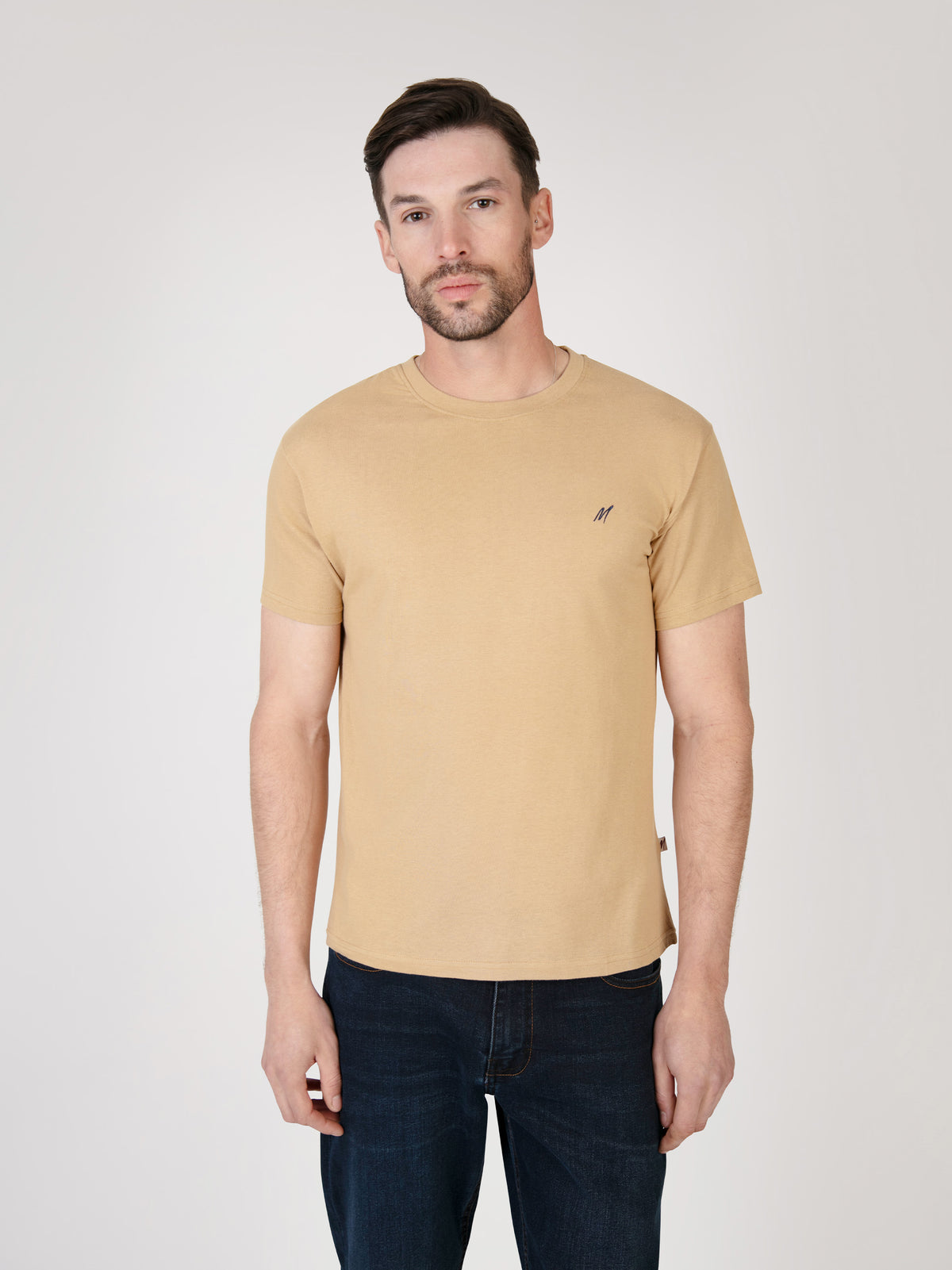 Regular Fit Adaman Camel Classic T-Shirt