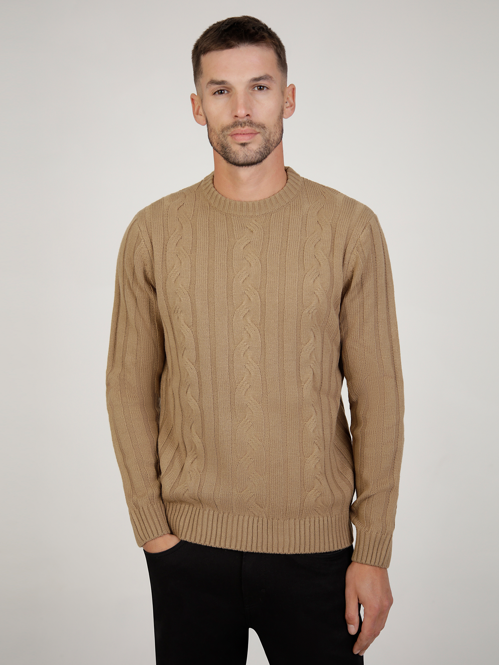 Regular Fit Dable Oak Knitted Sweater