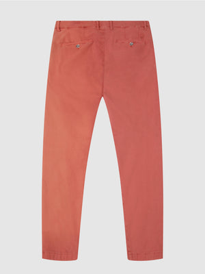 Tapered Fit Damage Dk Washed Red Pant