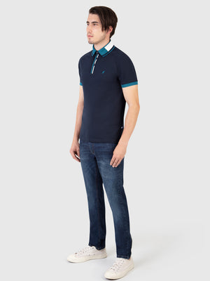 Regular Fit Dingo Navy Jersey Polo