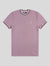 Regular Fit Textured Cotton Jersey Stockholm Dusty Pink T-Shirt