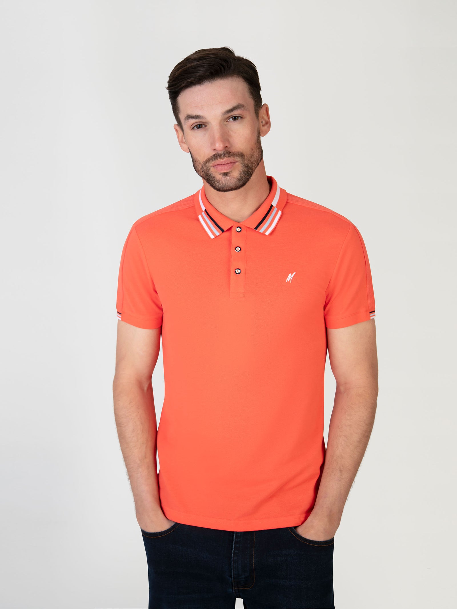 Finn Lt Coral Polo