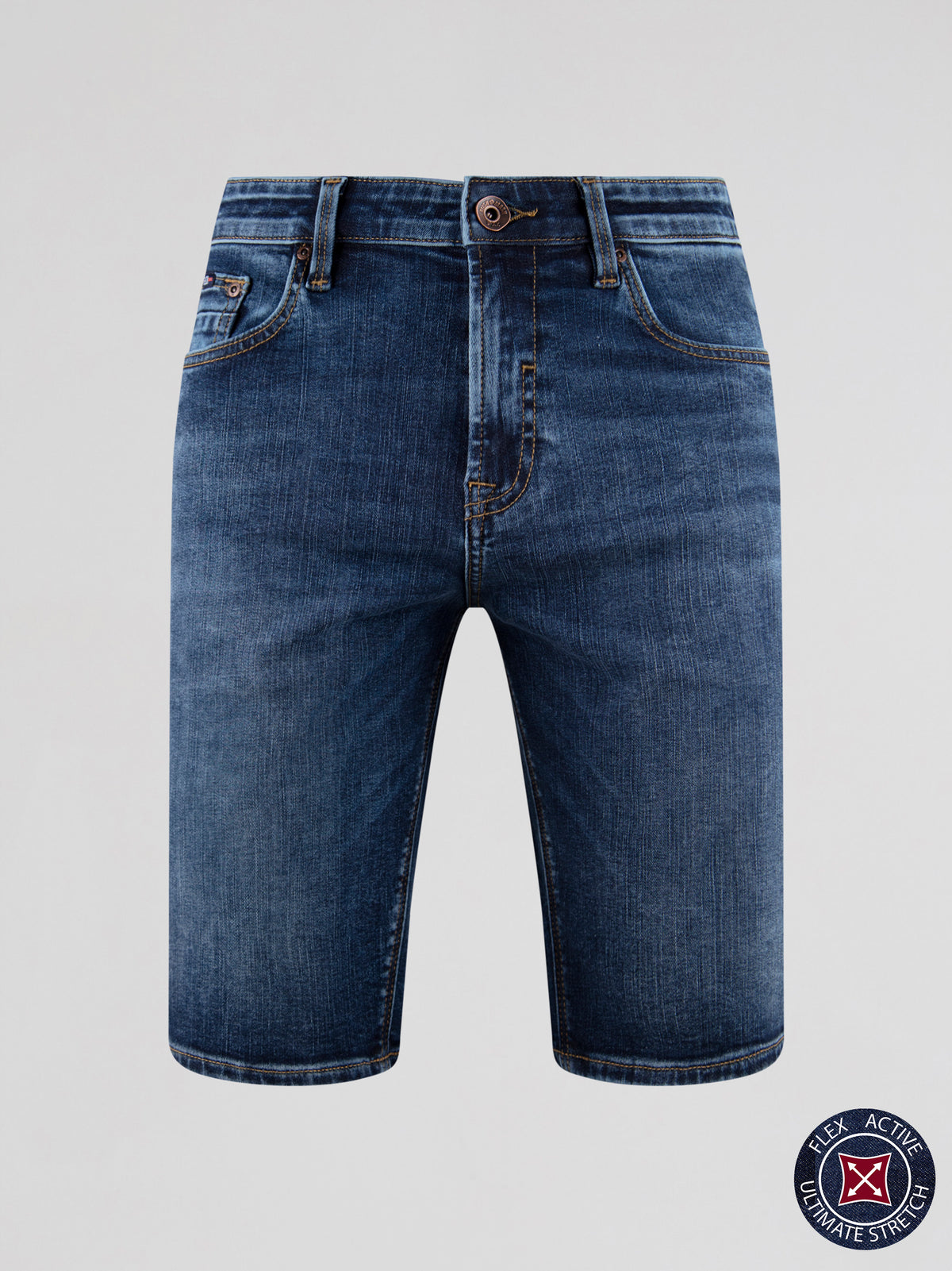 Flex Active Mid Denim Short