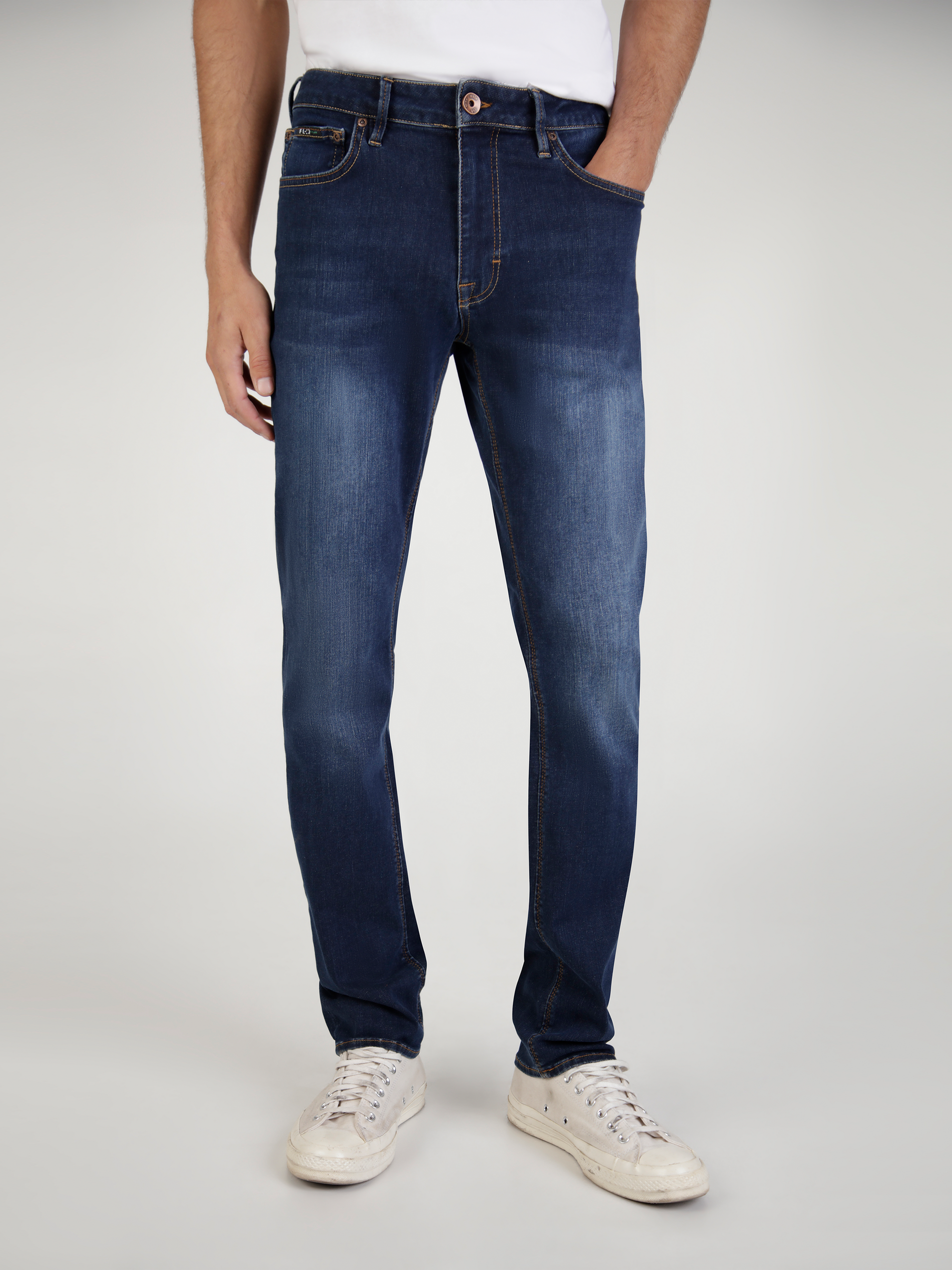 Slim Fit Flex Reform Mid Denim