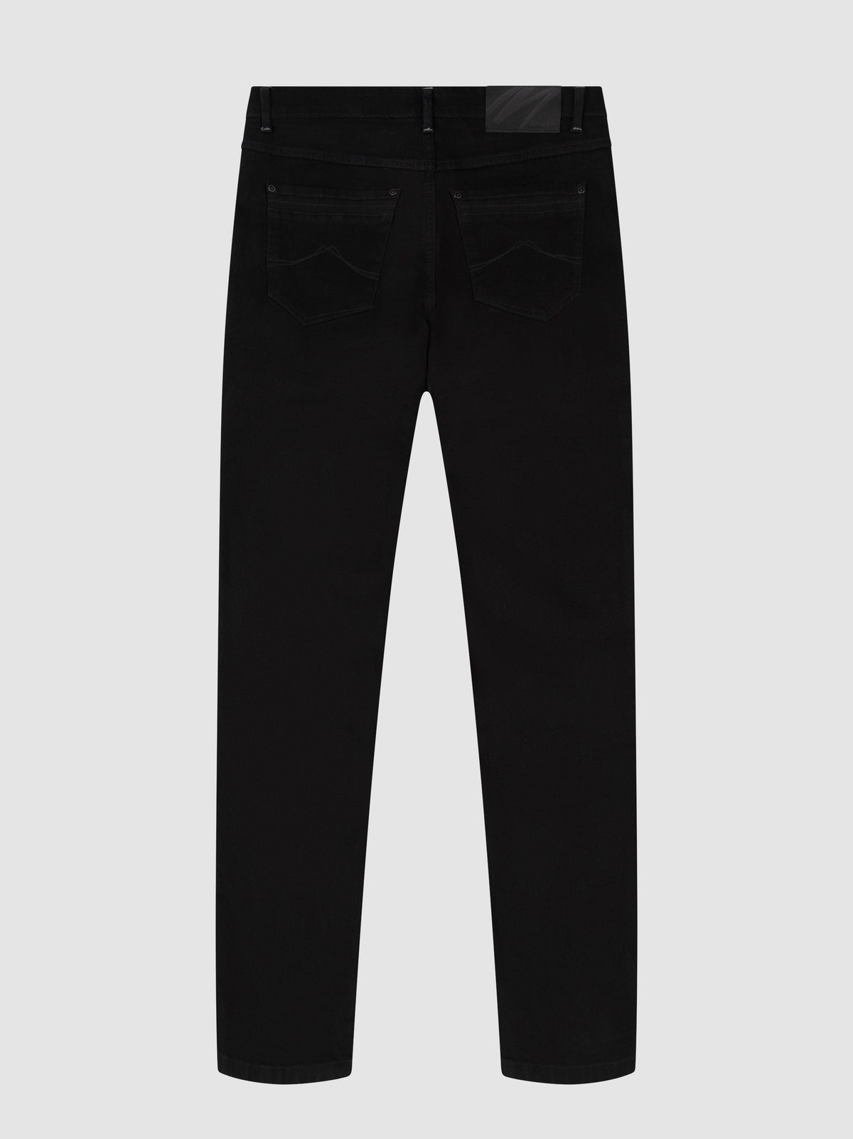 Slim Fit Mid Stretch Brushed Denim Hawker Black Jeans