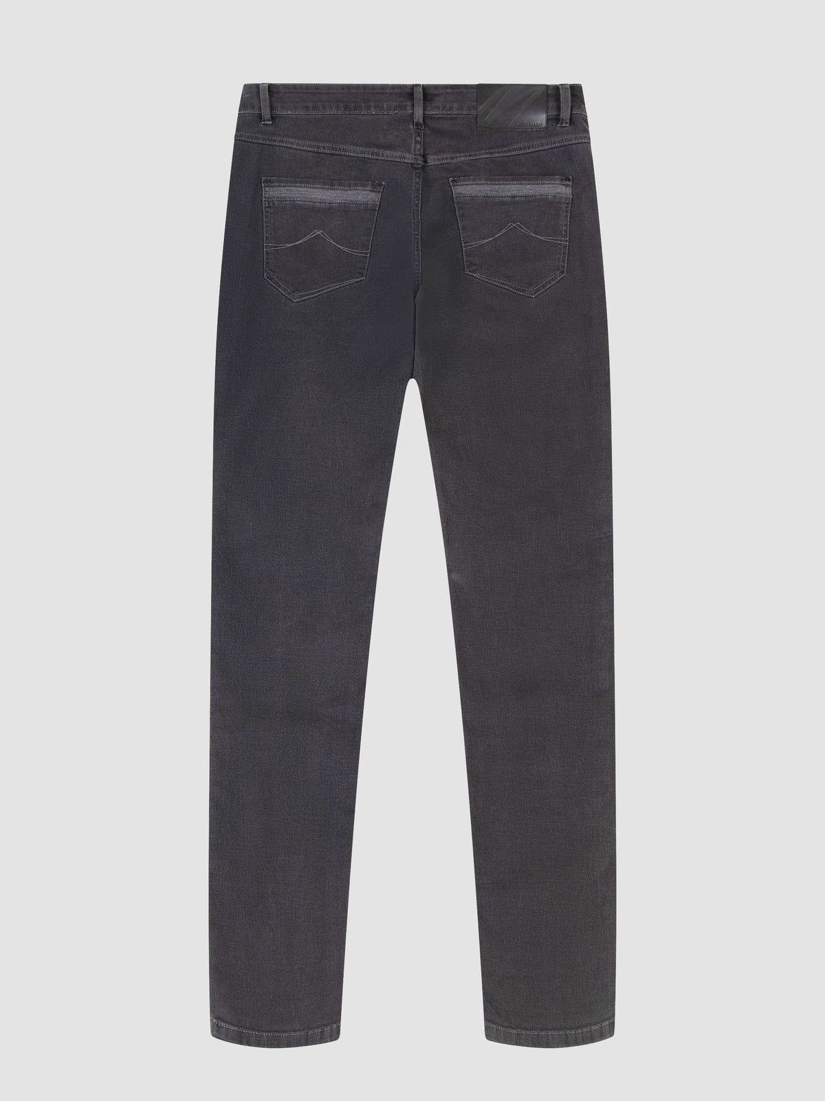 Slim Fit Mid Stretch Brushed Denim Hawker DK Grey Jeans