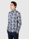 Regular Fit Hellcat Navy Printed Long Sleeve Shirt