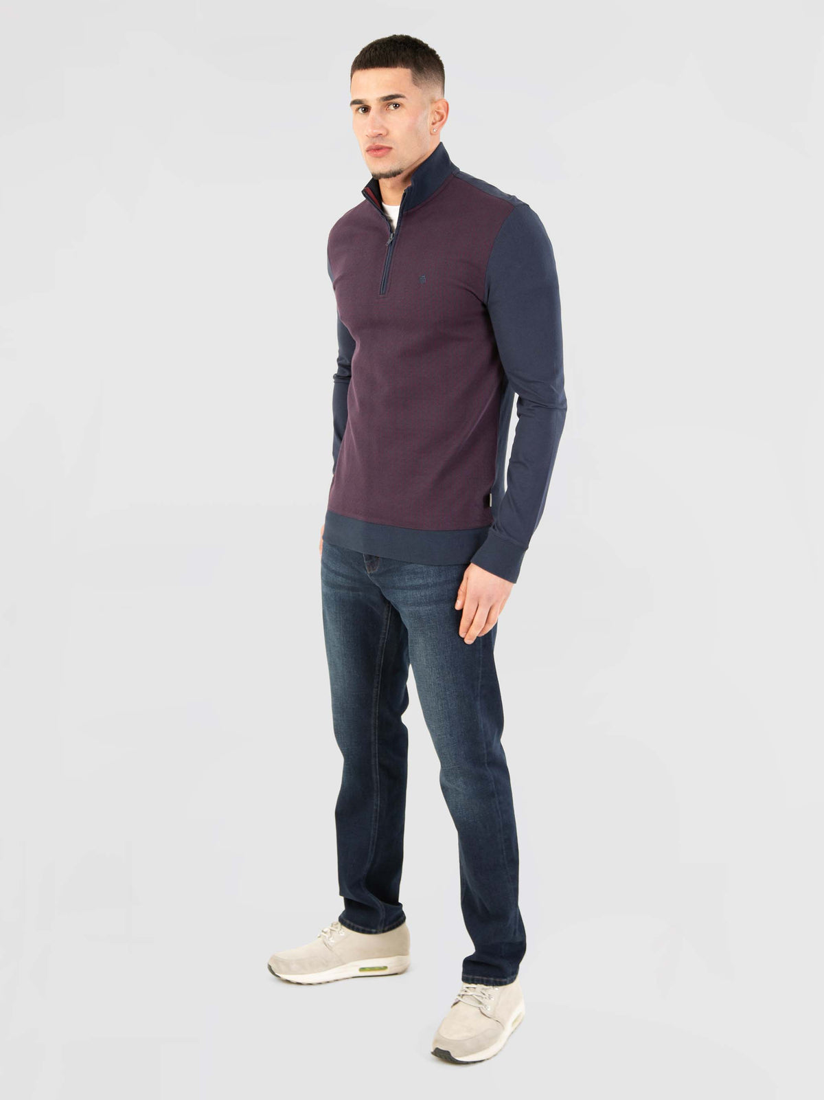 hibok-navy-wine-printed-mens-lightweight-cotton-funnel-neck-sweater-mish-mash