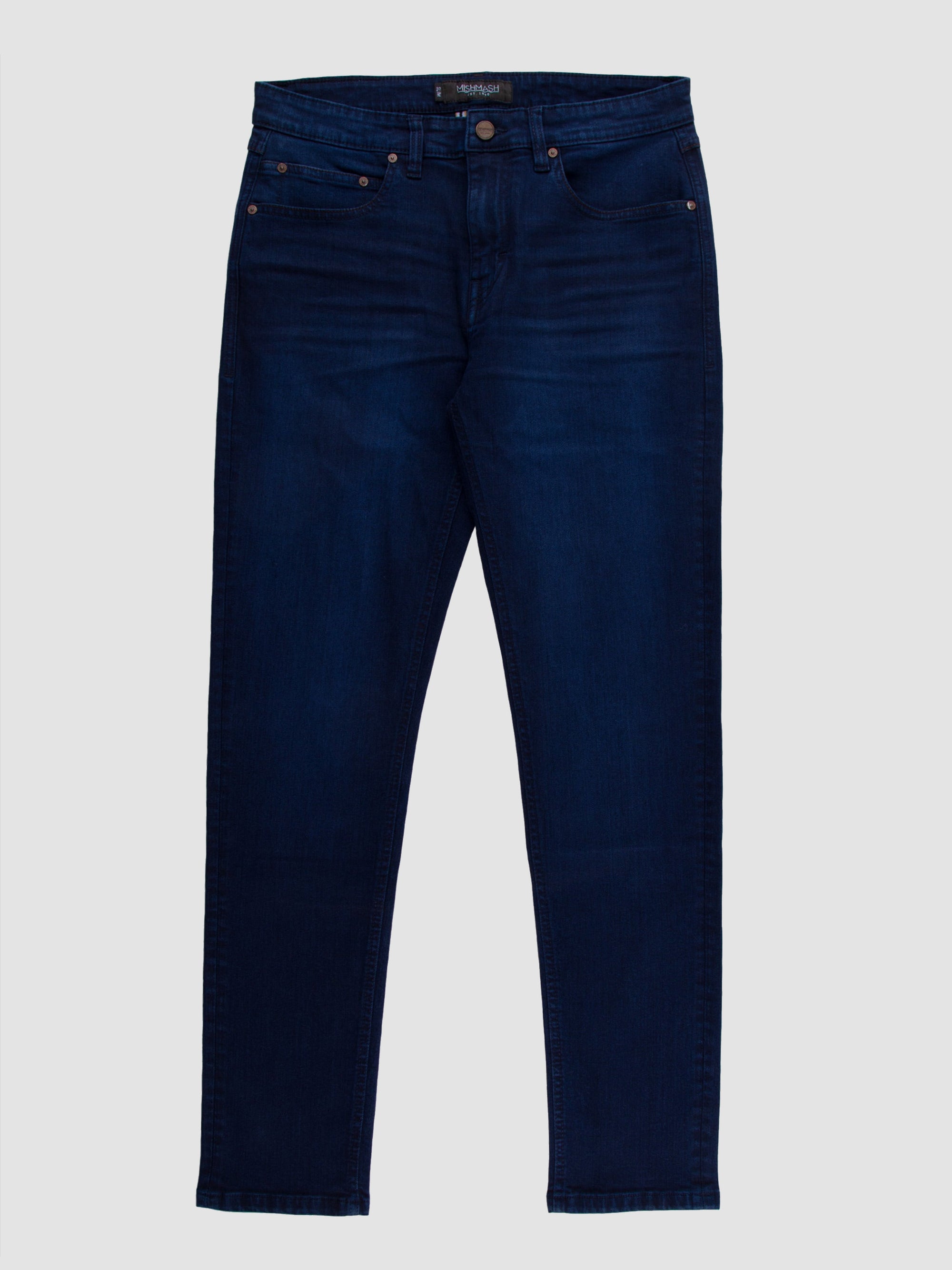 Tapered Fit Mid Stretch Hurst Blue Blue Jeans