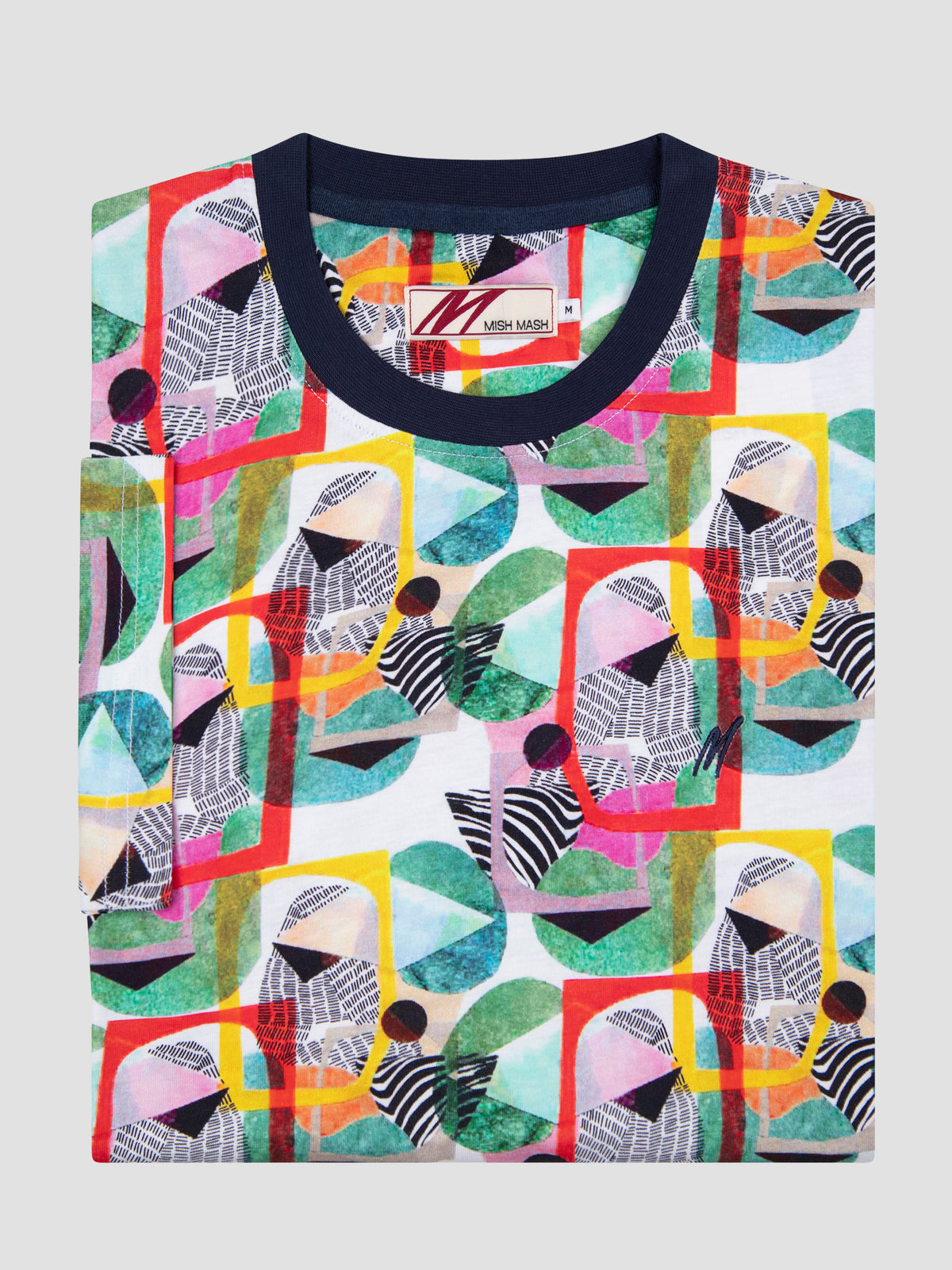 Jungle White Multi Print T-S