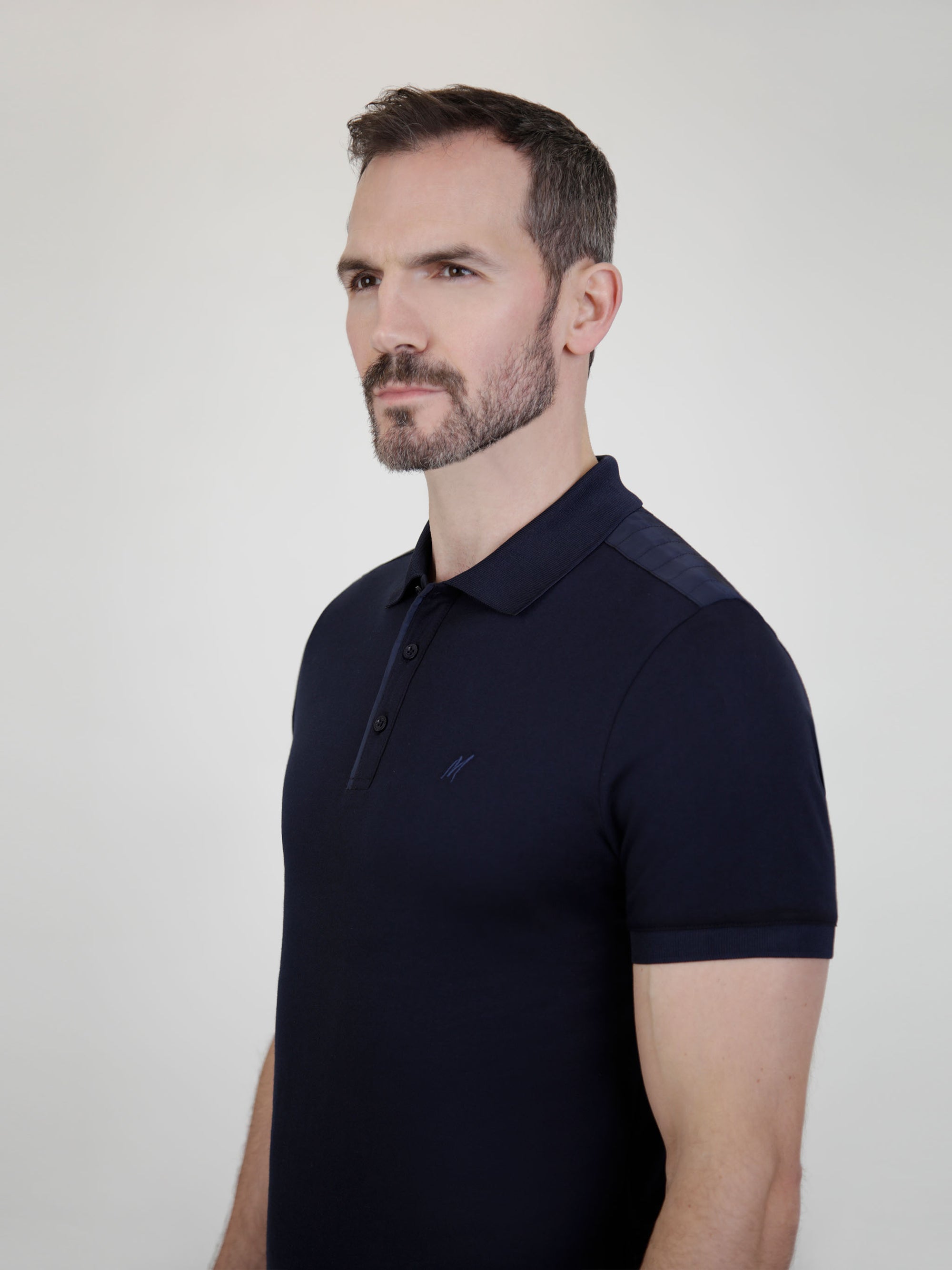 mens uk navy short sleeve polo
