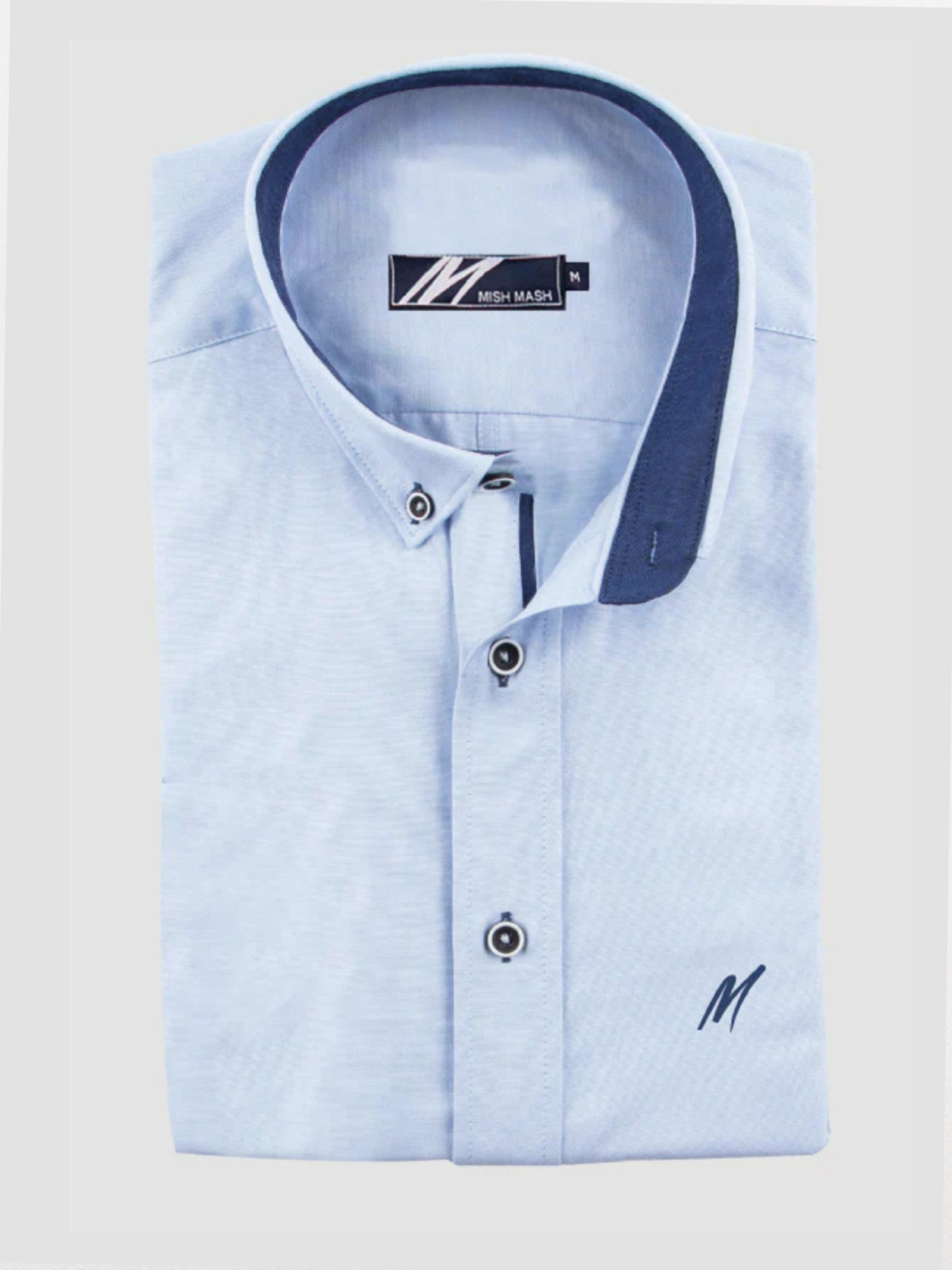 Regular Fit Summit Sky Oxford Short Sleeve Shirt