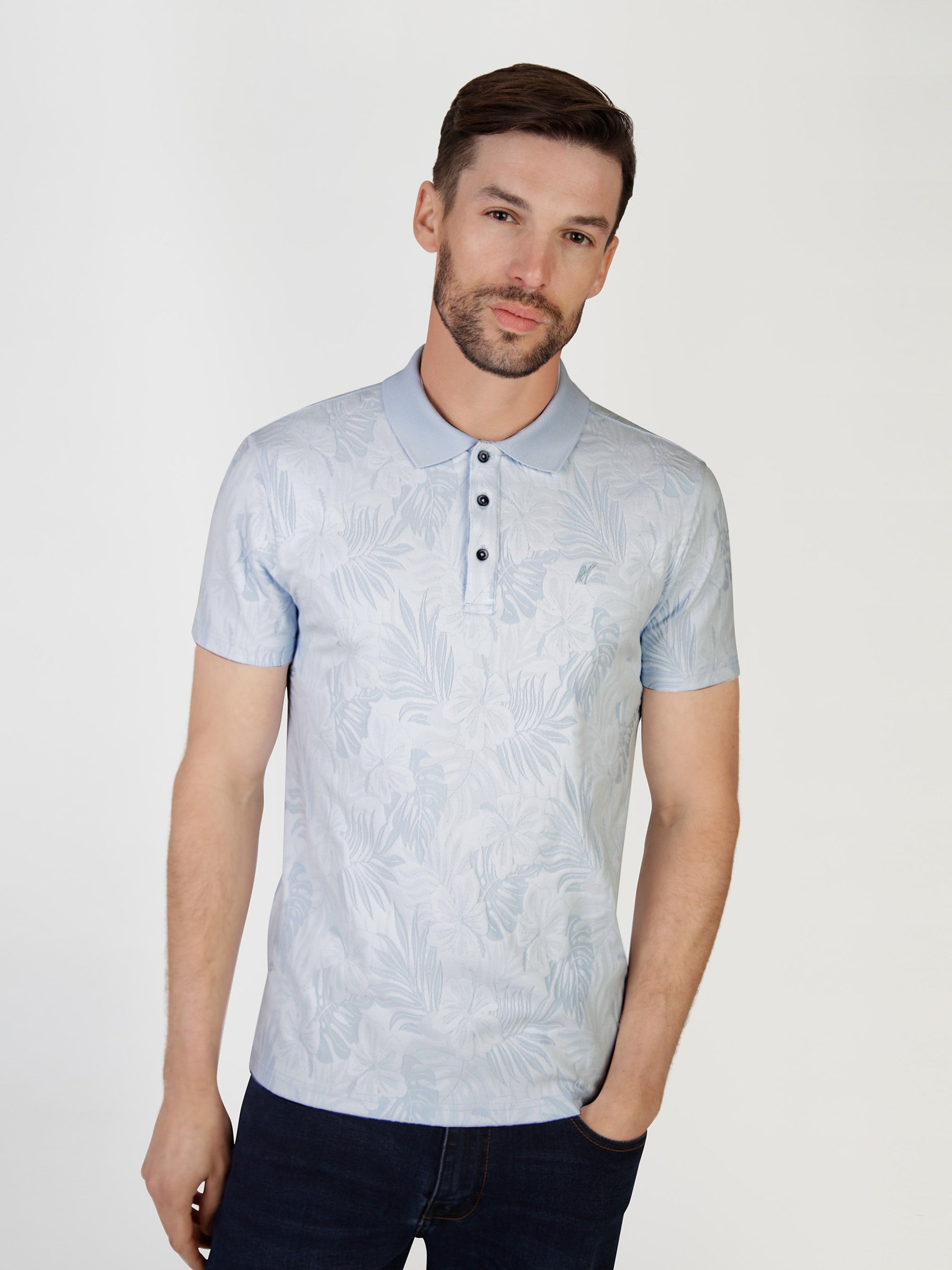 Lento Sky Blue Polo