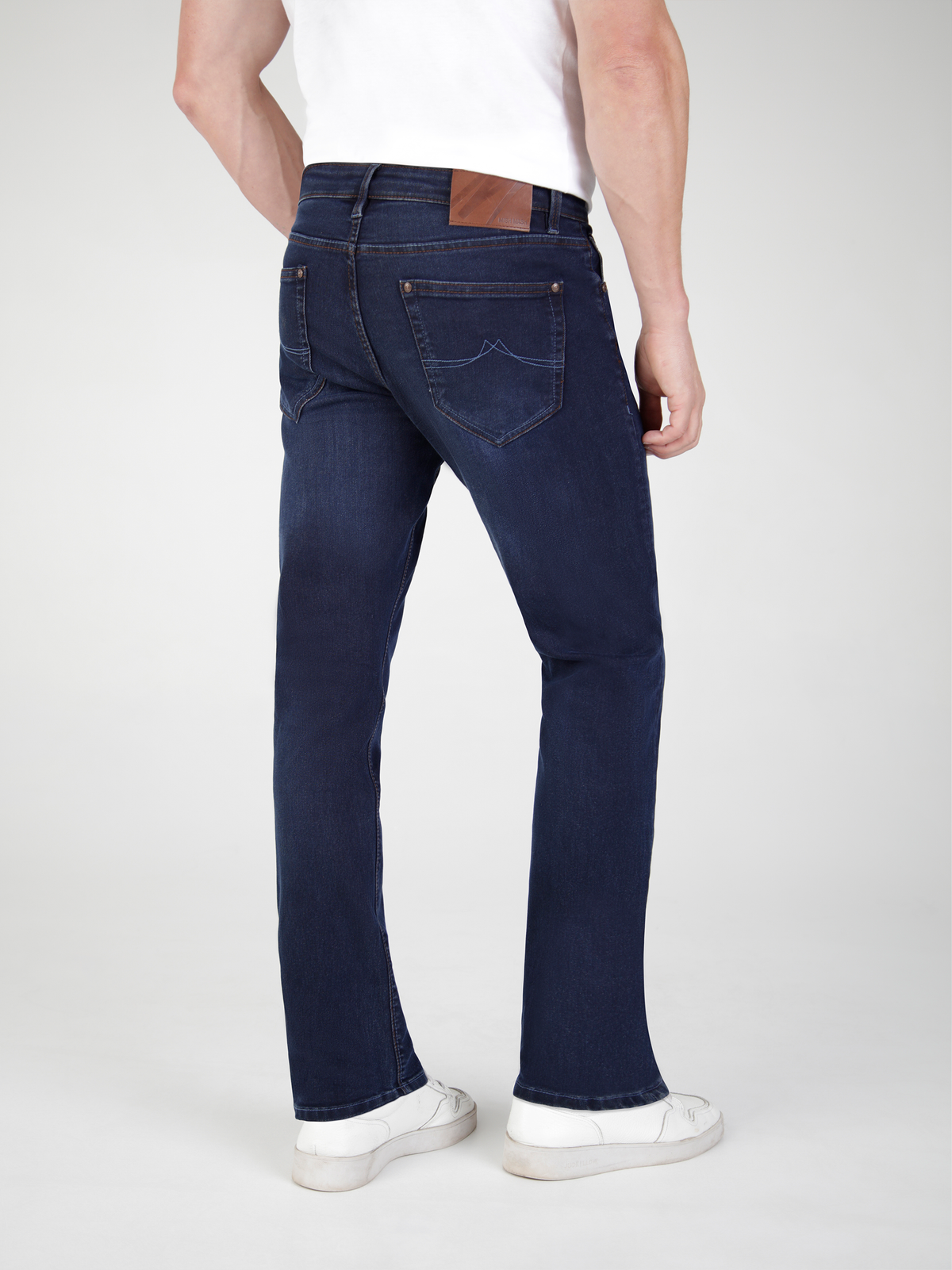 Bootcut (Flare) Fit Mid Stretch Lot XX Blue Black Jeans