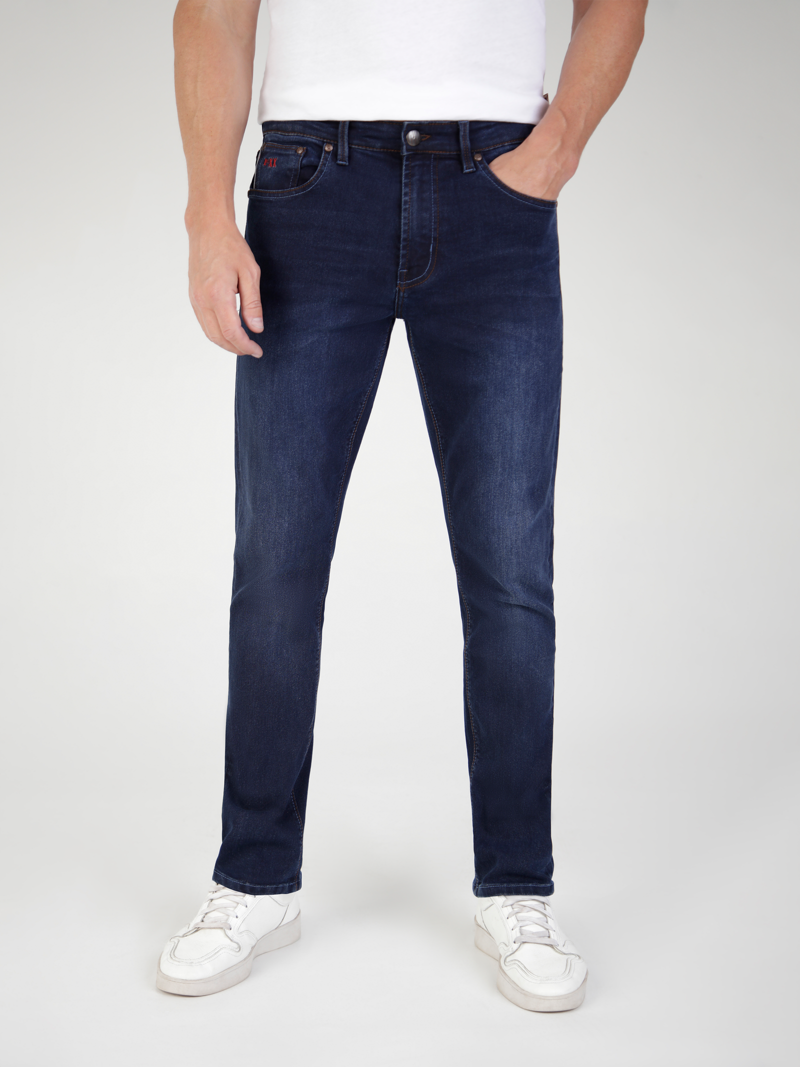 Slim Fit Mid Stretch Lot XX Blue Black Jeans