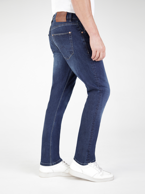 Tapered Fit Mid Stretch Lot XX Dark Stretch Jeans