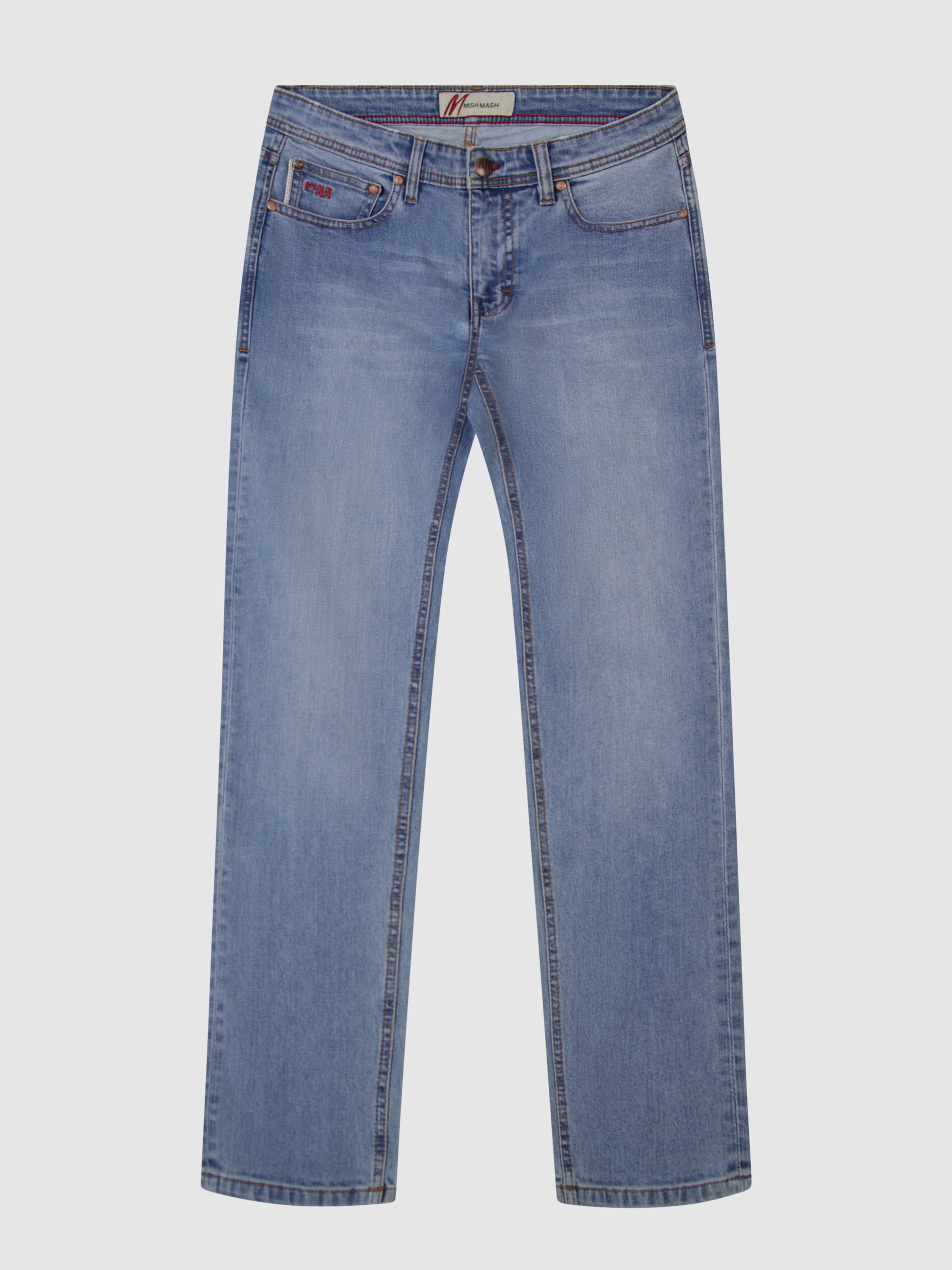 Straight Fit Lot XX Light Denim Jeans