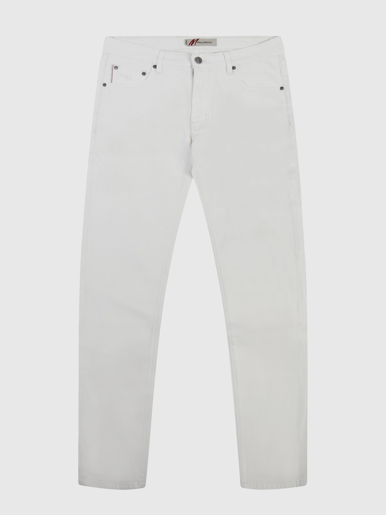 Tapered Fit Lot XX White Denim Jean