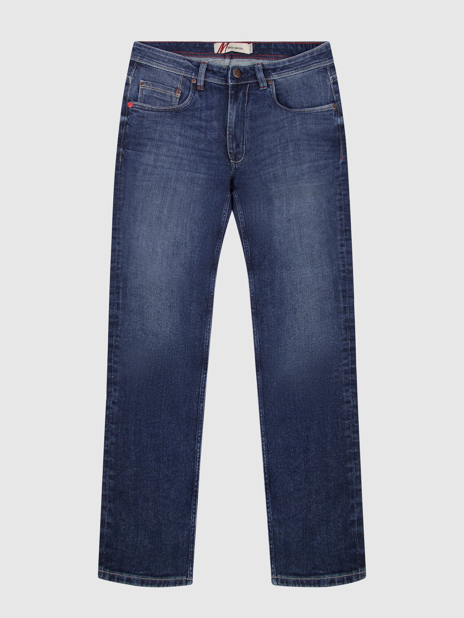 Straight Fit Low Stretch Merengo Mid Denim Jean