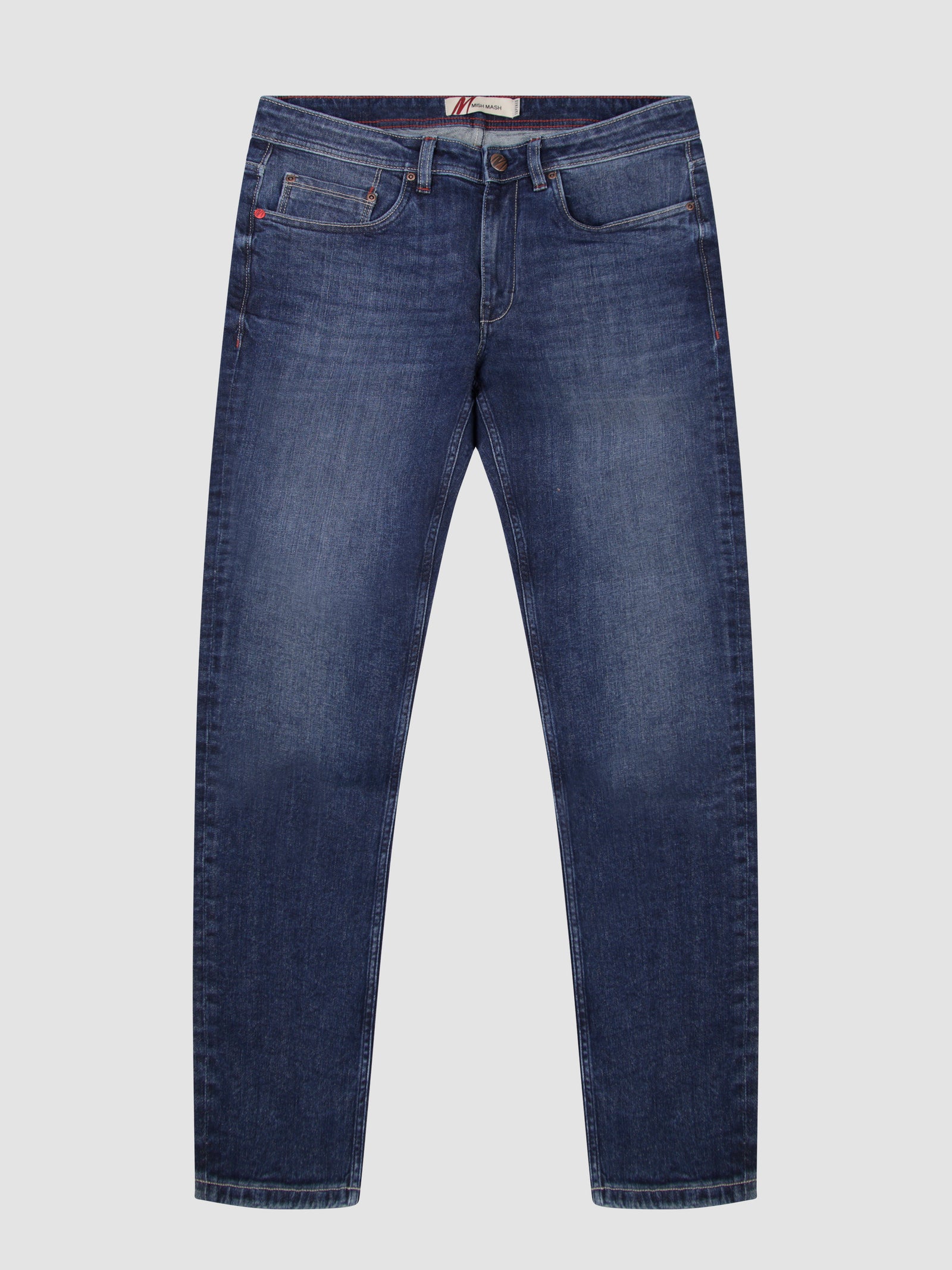 Tapered Fit Low Stretch Merengo Mid Denim Jean