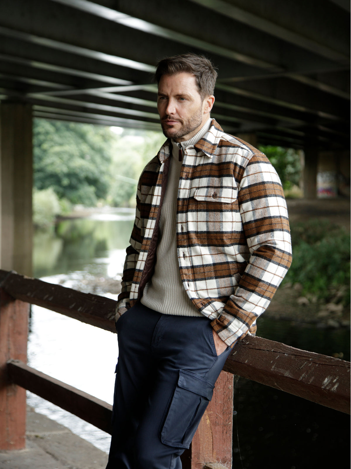 Mimosa Brown Quilted Shirt