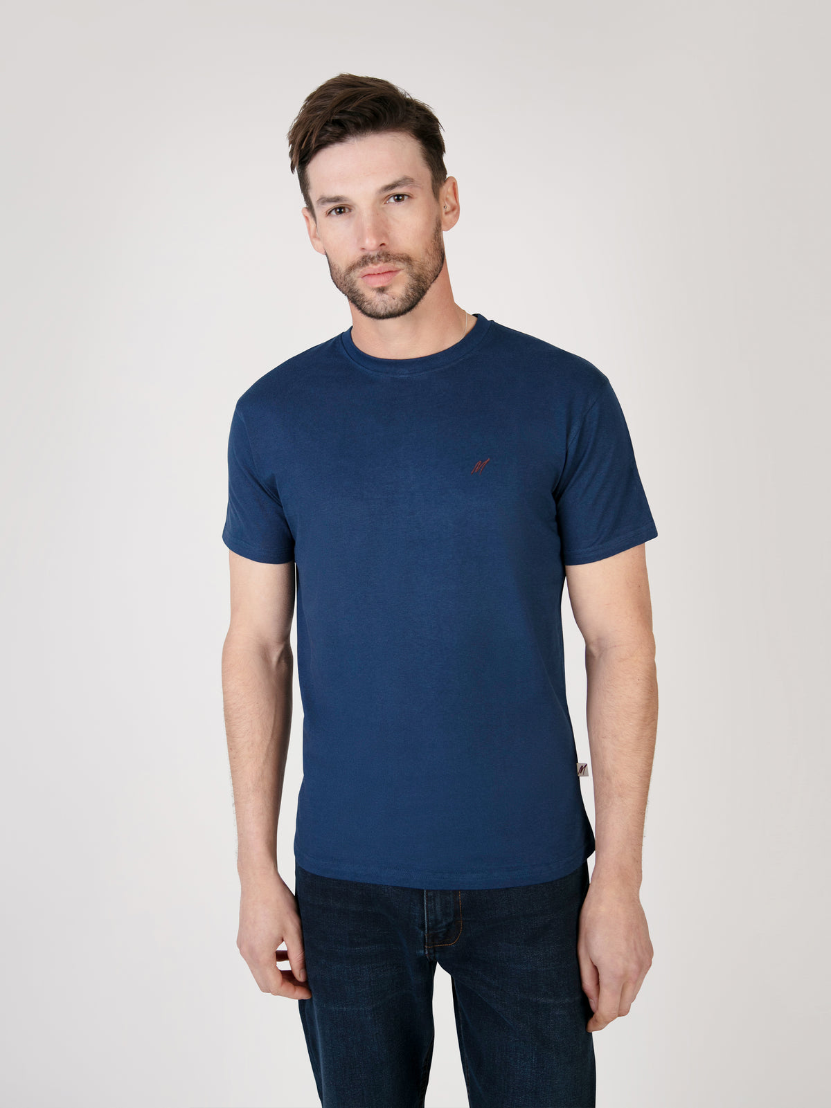 Regular Fit Adaman Navy Classic T-Shirt