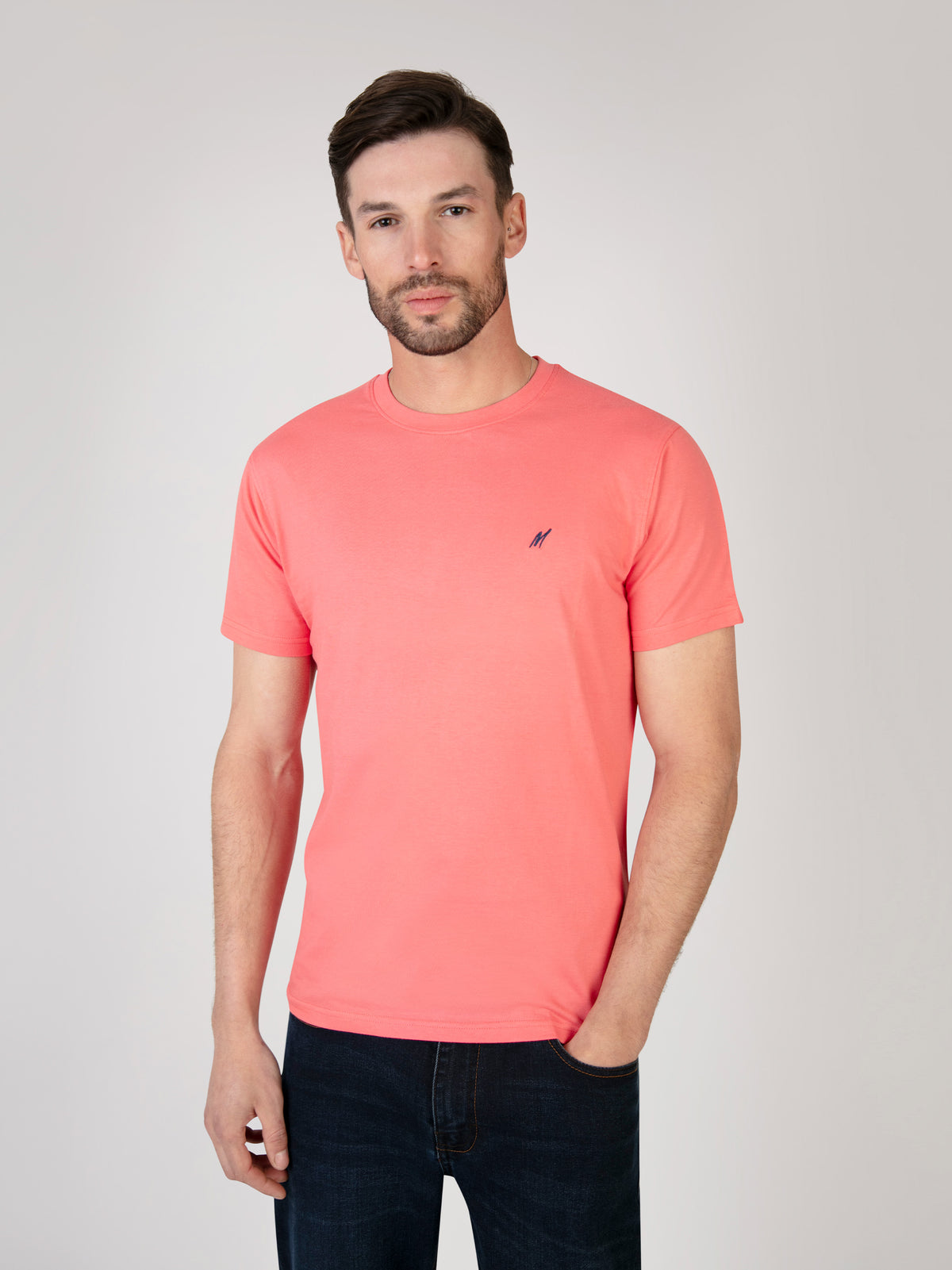 Regular Fit Adaman Pale Red Classic T-Shirt