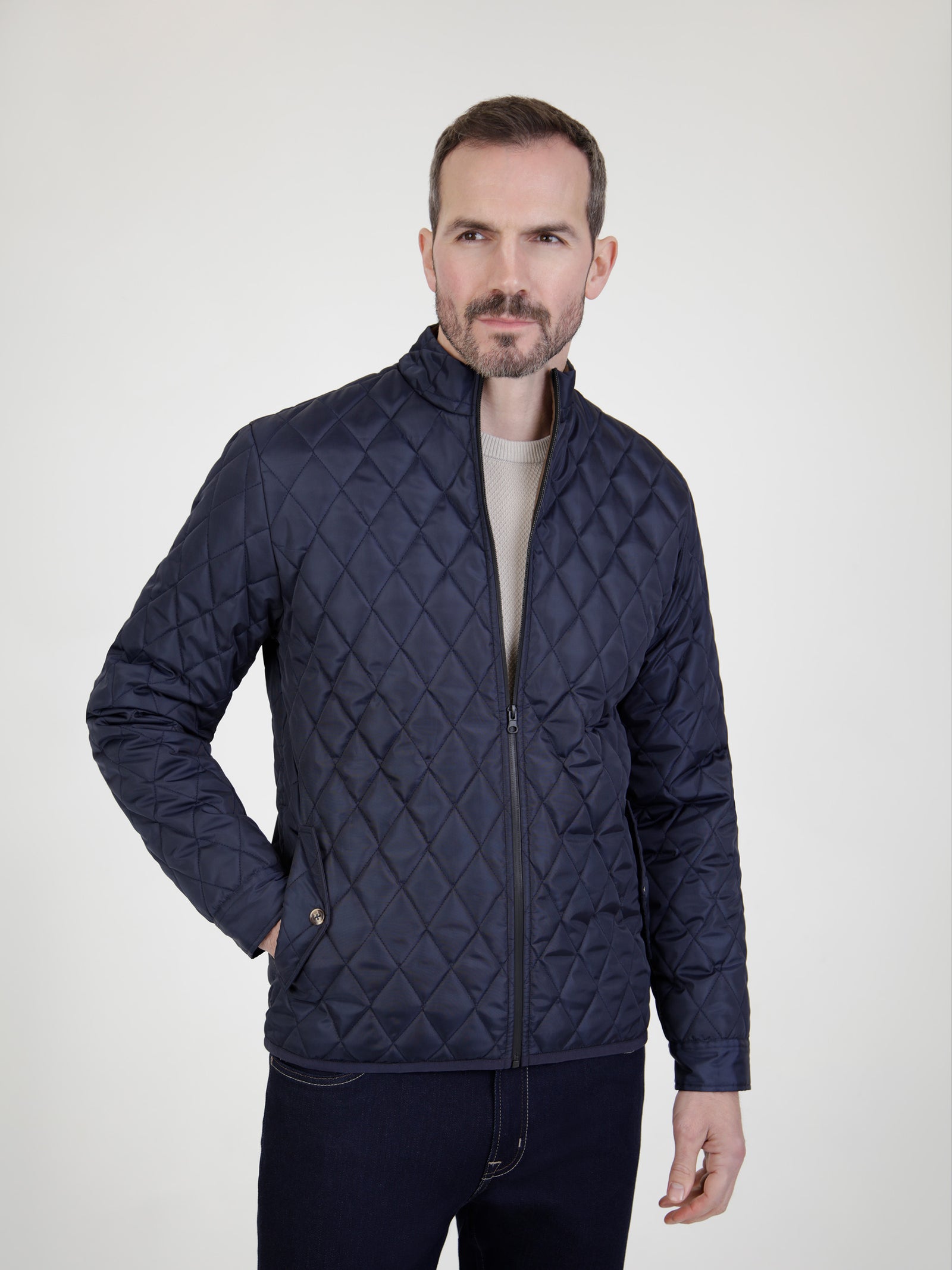 mens uk jacket quilted long sleeve