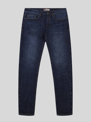 Tapered Fit Raider Dark Rigid Denim