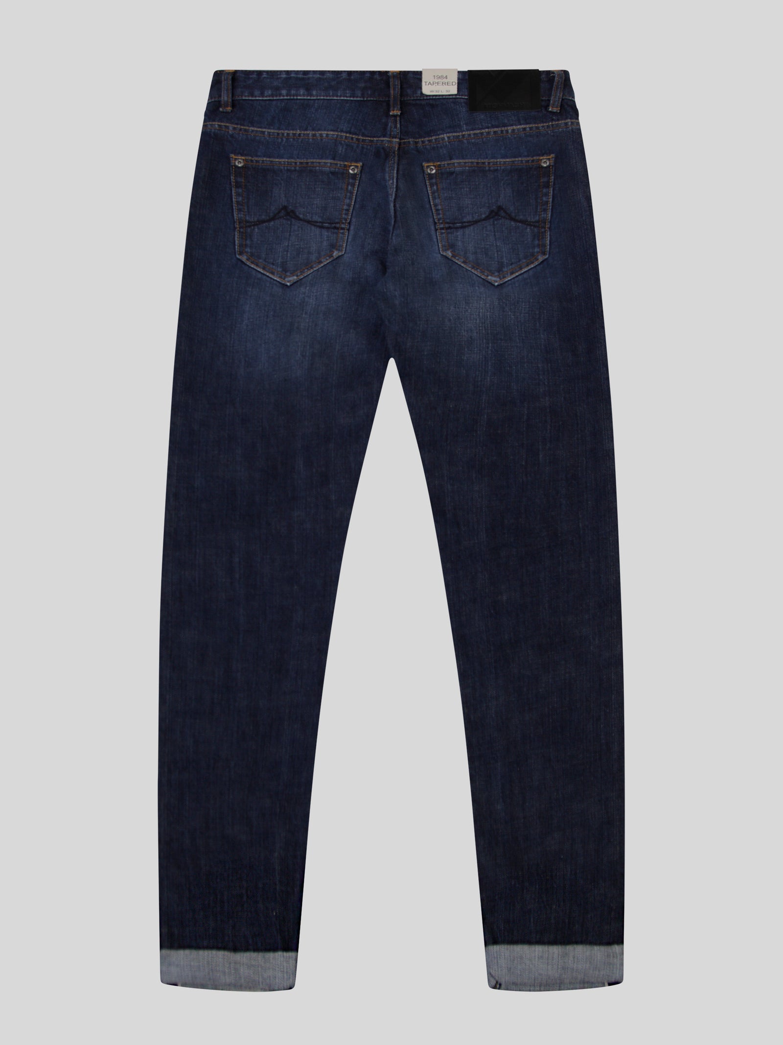Straight Fit Raider Selvedge Dark Rigid Denim