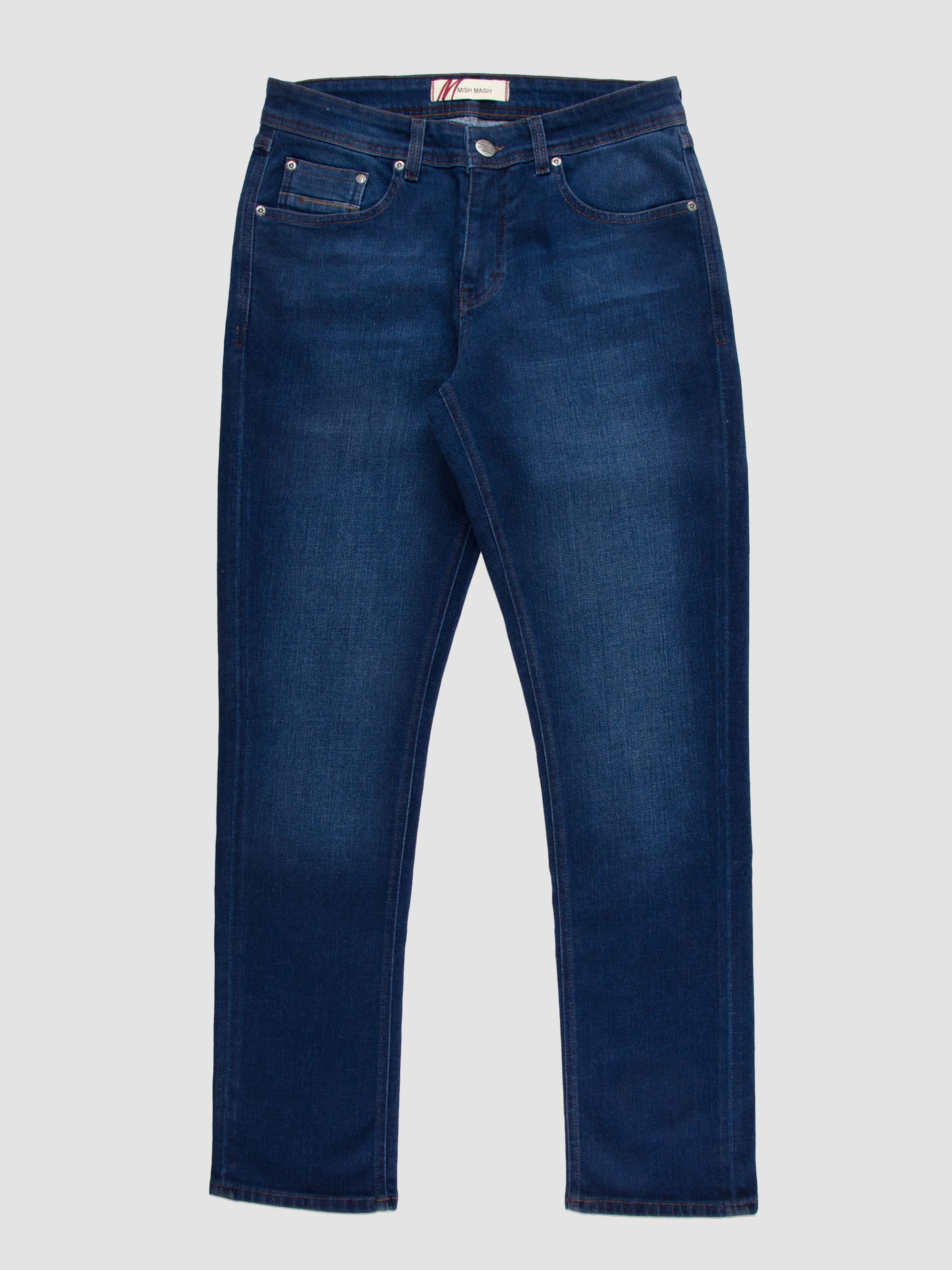 Slim Fit Mid Stretch Rambler Dark Jeans