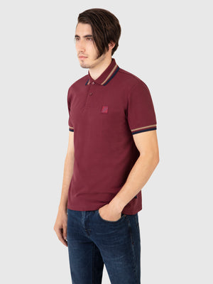 Regular Fit Raptor Plum Pique Polo