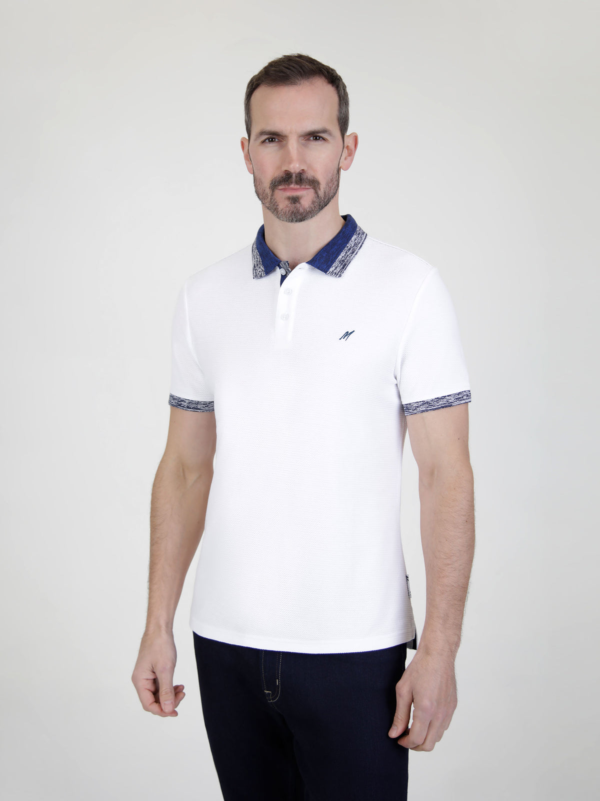 Root White S/S Polo