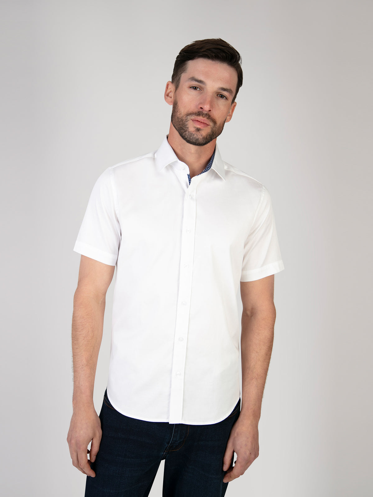 Rosewood White S/S Stretch Shirt