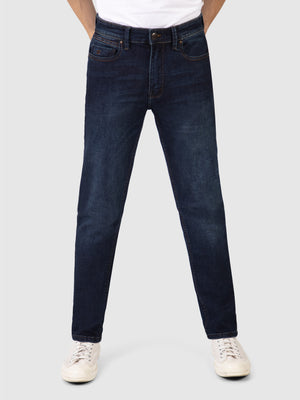 Slim Fit Mid Stretch Santana Dark Denim Jeans