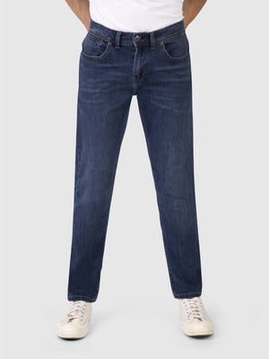 Tapered Fit Mid Stretch Sentinel Mid Denim Jeans