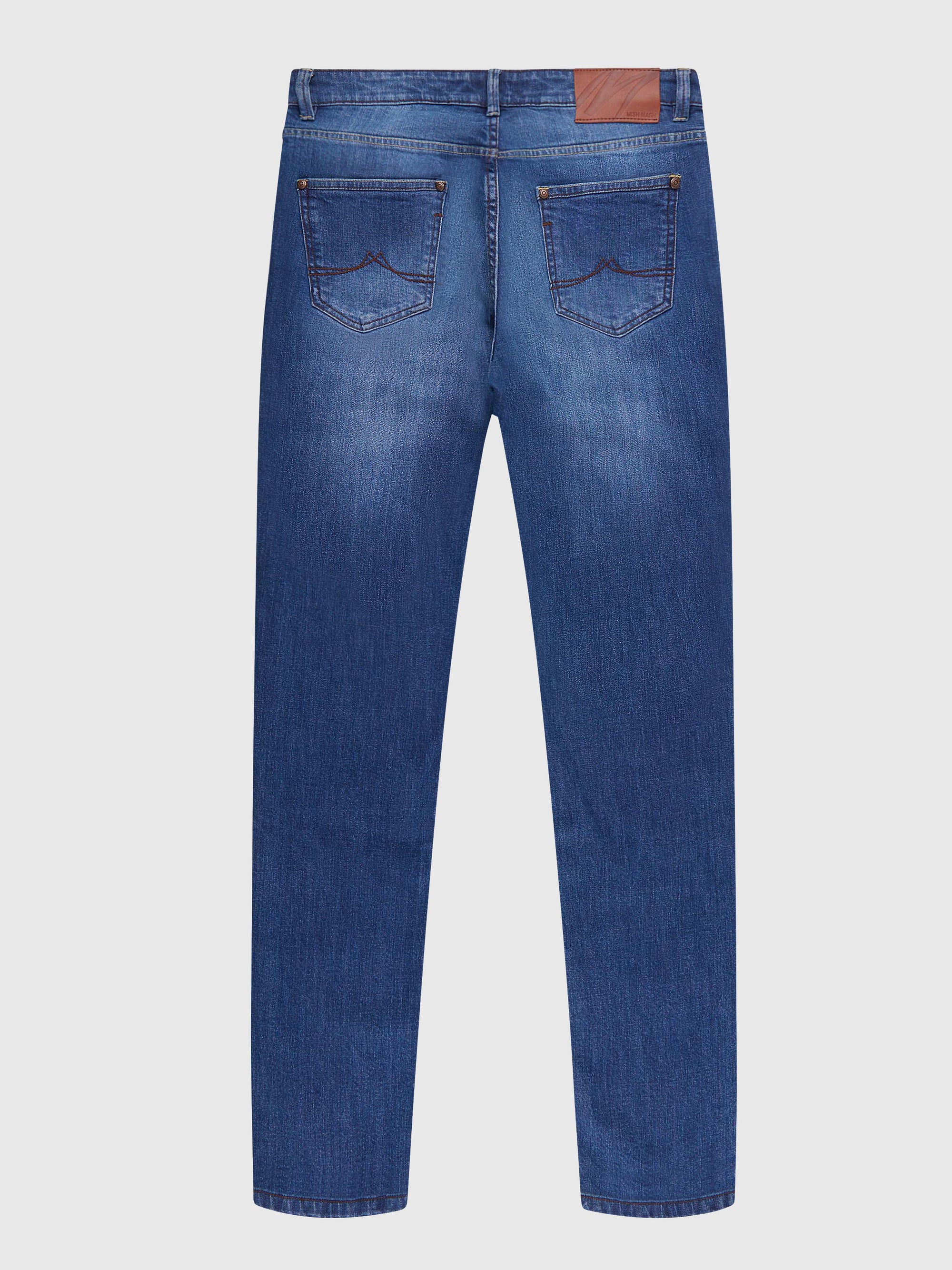 Slim Fit Mid Stretch Bradley Mid Denim Jeans